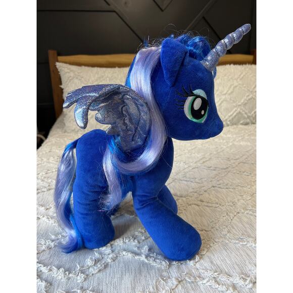 Build-A-Bear Workshop BABW Retired Princess Luna Pegasus Unicorn MLP Pony - Picture 8 of 9